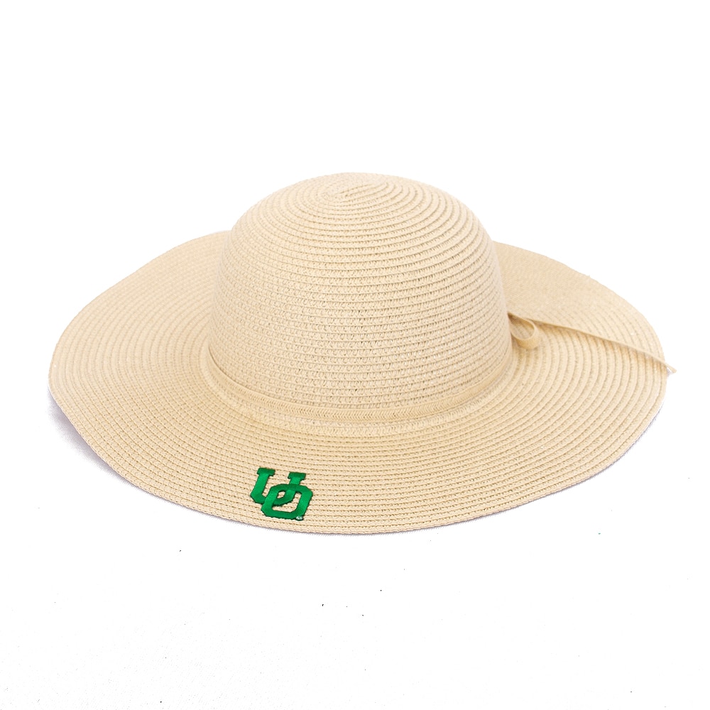 Interlocking UO, Brown, Straw, Accessories, Women, UPF, Paper, Wide brim, Hat, 836952